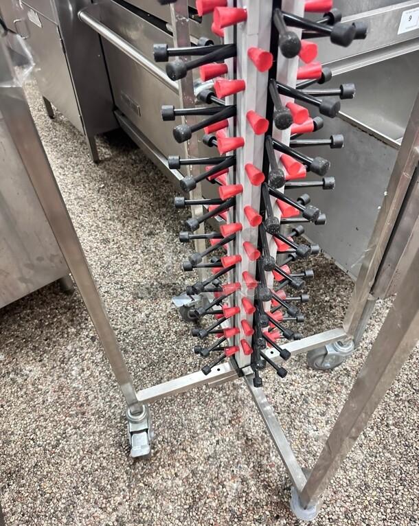 Plate Mate PM84-120 Mobile Plate Rack Holds 84 Plates - Image 5 of 8