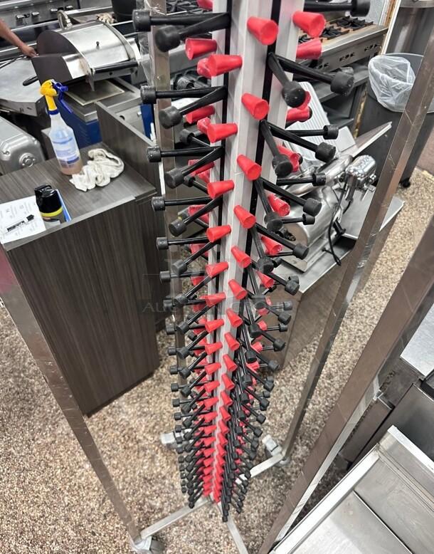 Plate Mate PM84-120 Mobile Plate Rack Holds 84 Plates - Image 7 of 8
