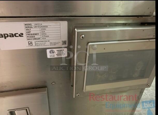 Late Model  Apace All-in-one Recirculating Electric Grill 220 Volt 3 Phase Built in Fire System Tested and Working! - Image 4 of 5