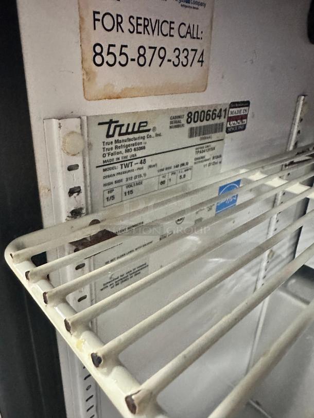 True 48" Under Counter Refrigerator 115 Volt Tested and Working! - Image 5 of 5