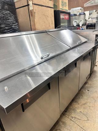 True 72" Refrigerated Sandwich Table 115 Volt Tested and Working!