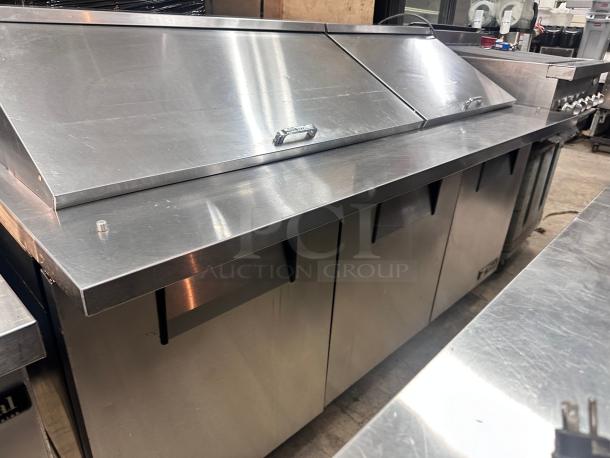 True 72" Refrigerated Sandwich Table 115 Volt Tested and Working! - Image 3 of 6