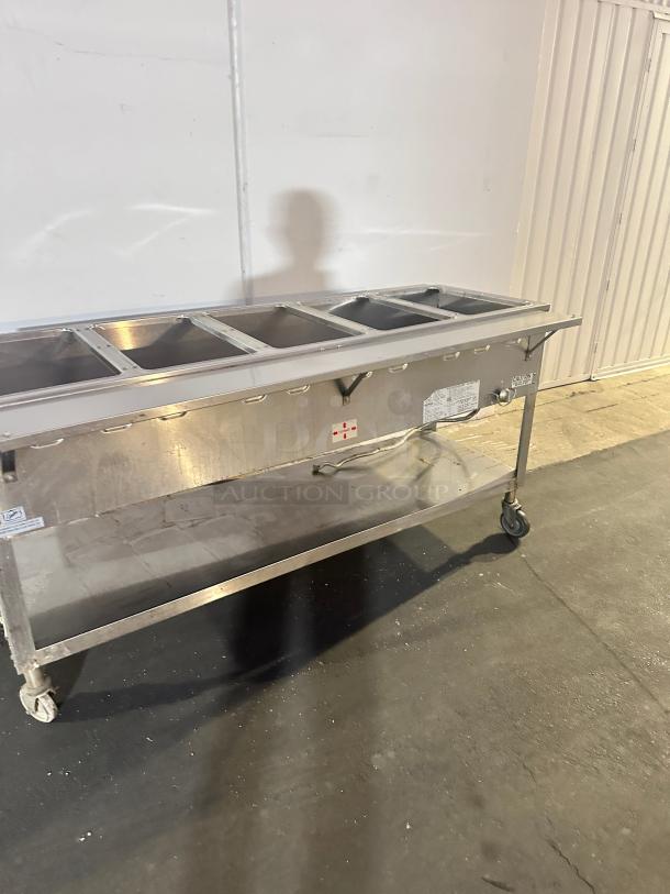 Duke 5 Bays Commercial Gas Steam Table Tested and Working! - Image 3 of 7
