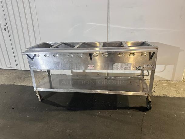 Duke 5 Bays Commercial Gas Steam Table Tested and Working! - Image 4 of 7