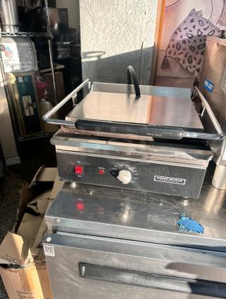 Commercial Panini Machine 115 Volt Tested and Working!
