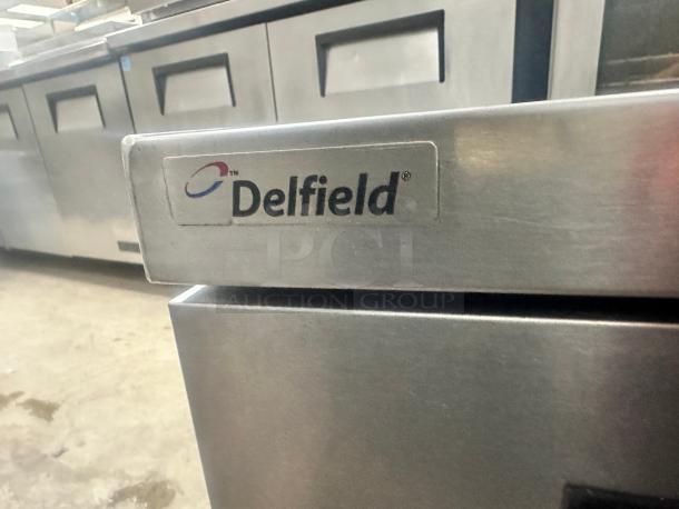 Delfield F2962CP 62" Four Drawer Refrigerated Chef Base 115 Volt Tested and Working! - Image 8 of 10