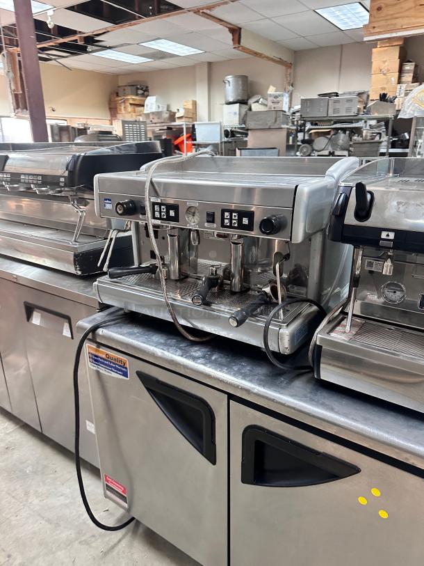 Wega Commercial Two Group Espresso Machine 22o Volt Tested and Working! - Image 1 of 2