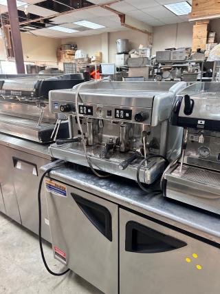 Wega Commercial Two Group Espresso Machine 22o Volt Tested and Working!