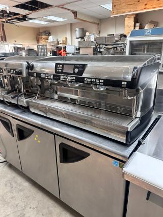 Nuova Simonelli Three Groupe Espresso Machine 220 Volt Tested and Working!