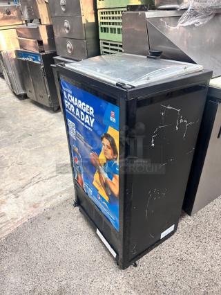 IDW Flip Top Drinks Refrigerator 115 Volt Tested and Working!