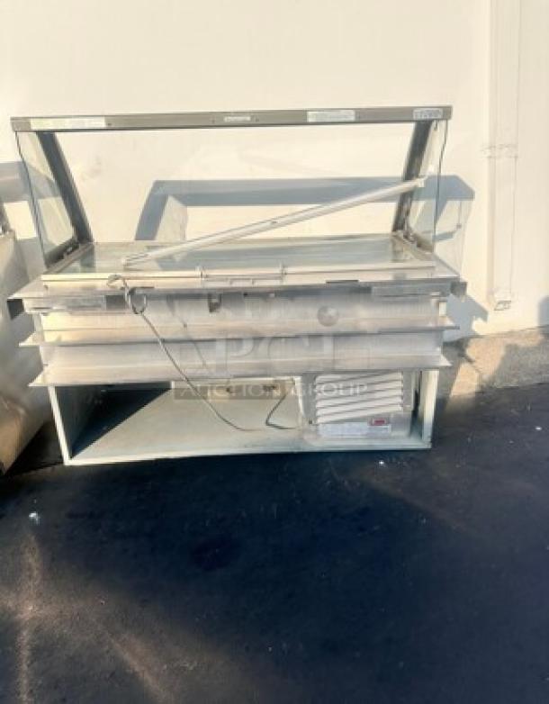 Duke  Subway Sandwich Condiment Prep Table Refrigerator Cooler 60″ 115 Volt Tested and Working! - Image 1 of 5