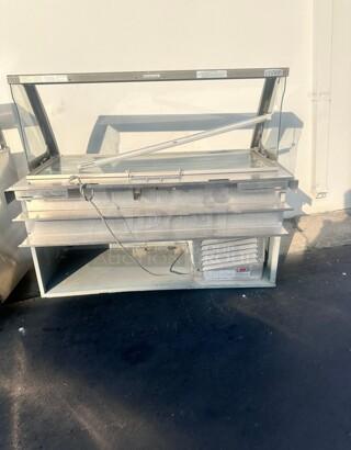 Duke  Subway Sandwich Condiment Prep Table Refrigerator Cooler 60″ 115 Volt Tested and Working!