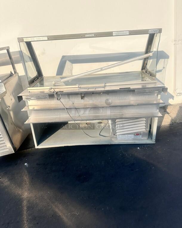 Duke  Subway Sandwich Condiment Prep Table Refrigerator Cooler 60″ 115 Volt Tested and Working! - Image 2 of 5