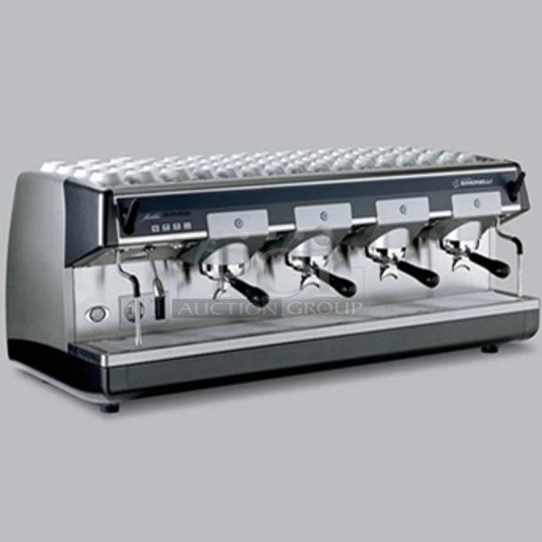 Excellent Condition Nuova Simonelli 4 Group Commercial Expresso Machine 220 Volt 1 Phase Tested and Working! - Image 1 of 9