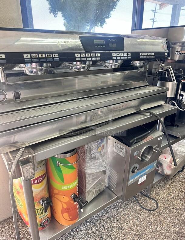 Excellent Condition Nuova Simonelli 4 Group Commercial Expresso Machine 220 Volt 1 Phase Tested and Working! - Image 9 of 9