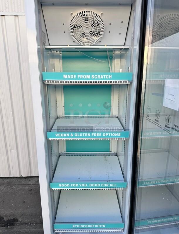 Late Model Atosa  Single Glass Section Refrigerated Cooler  115 Volt Tested and Working! - Image 9 of 11