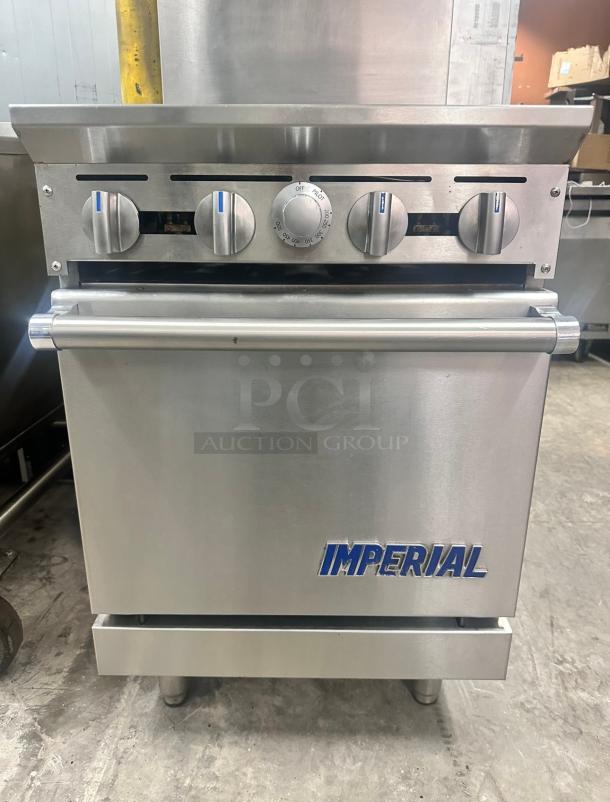 Excellent Condition Imperial 24" Gas 4 Burner With Oven Tested and Working! - Image 9 of 9