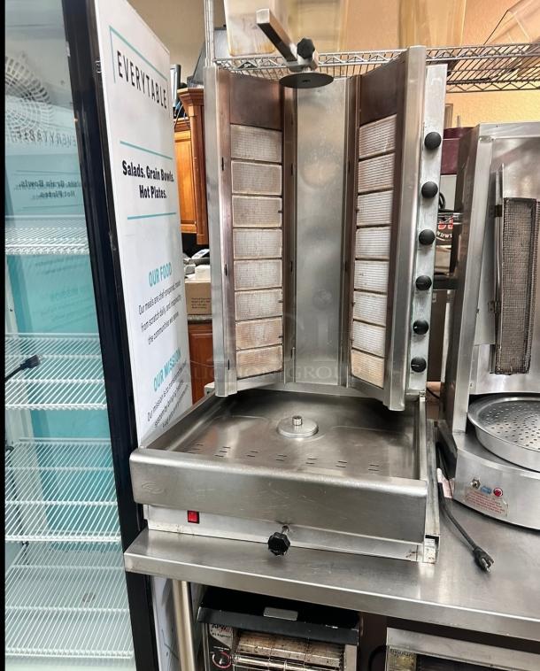 Commercial Gas Shawarma Machine Tested and Working! - Image 3 of 5