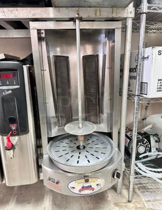 Commercial Gas Shawarma Machine Tested and Working!