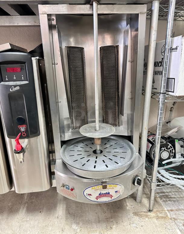 Commercial Gas Shawarma Machine Tested and Working! - Image 2 of 8