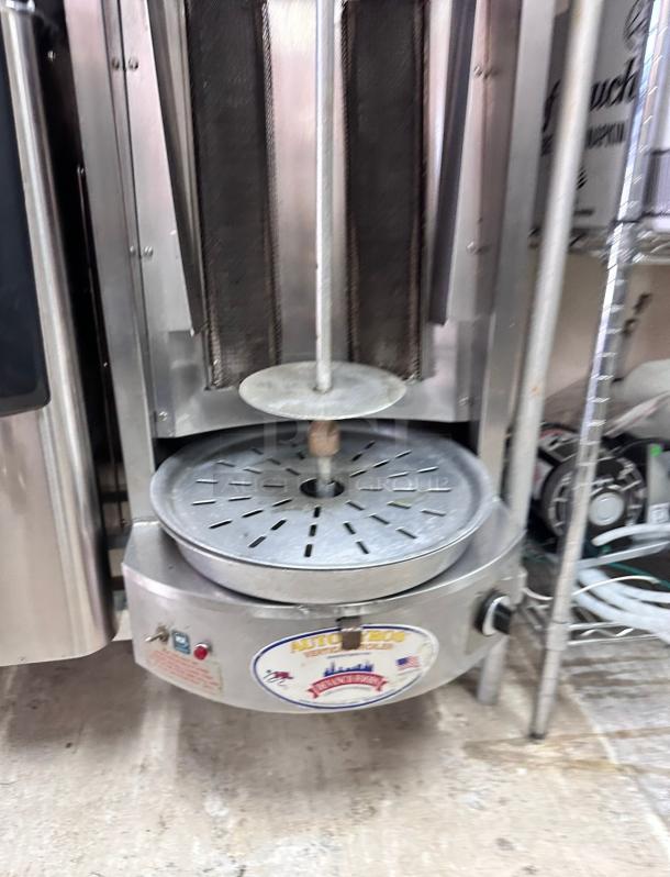 Commercial Gas Shawarma Machine Tested and Working! - Image 7 of 8