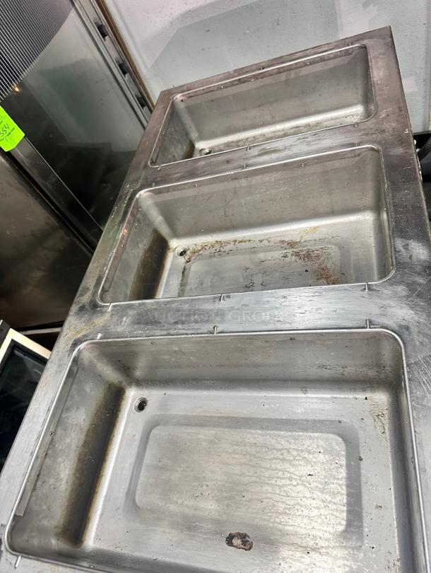 Commercial Electric Drop In 3 Bays Steam Table 220v Tested and Working! - Image 2 of 6