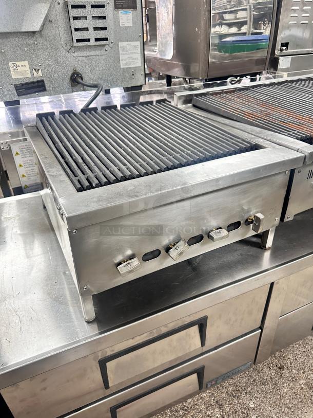 Jade Commercial 24" Gas Char Broiler Tested and Working! - Image 2 of 5