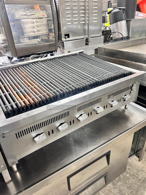 Wolf Commercial 36" Gas Char Broiler Tested and Working! - Image 3 of 8