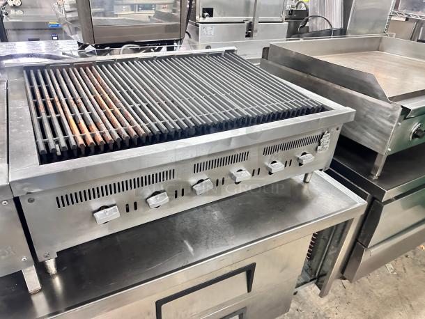 Wolf Commercial 36" Gas Char Broiler Tested and Working! - Image 4 of 8