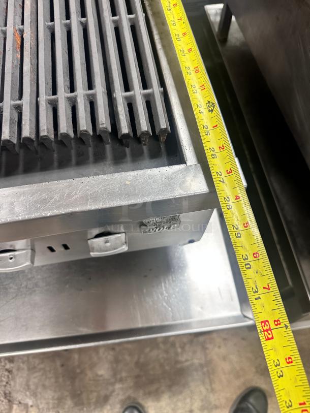 Wolf Commercial 36" Gas Char Broiler Tested and Working! - Image 6 of 8