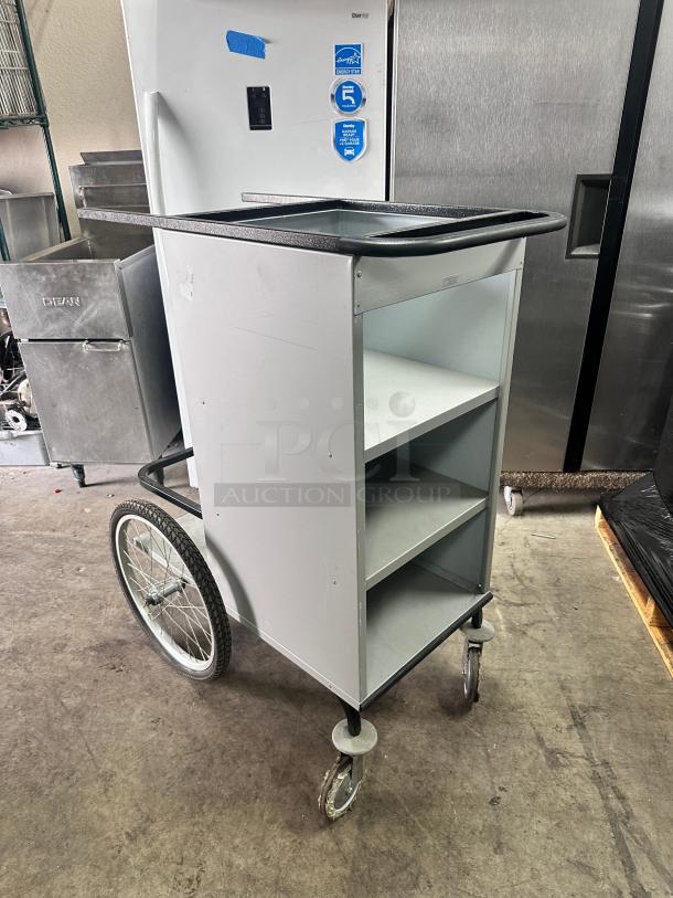 Clean Commercial Deli Moving Cart - Image 3 of 10