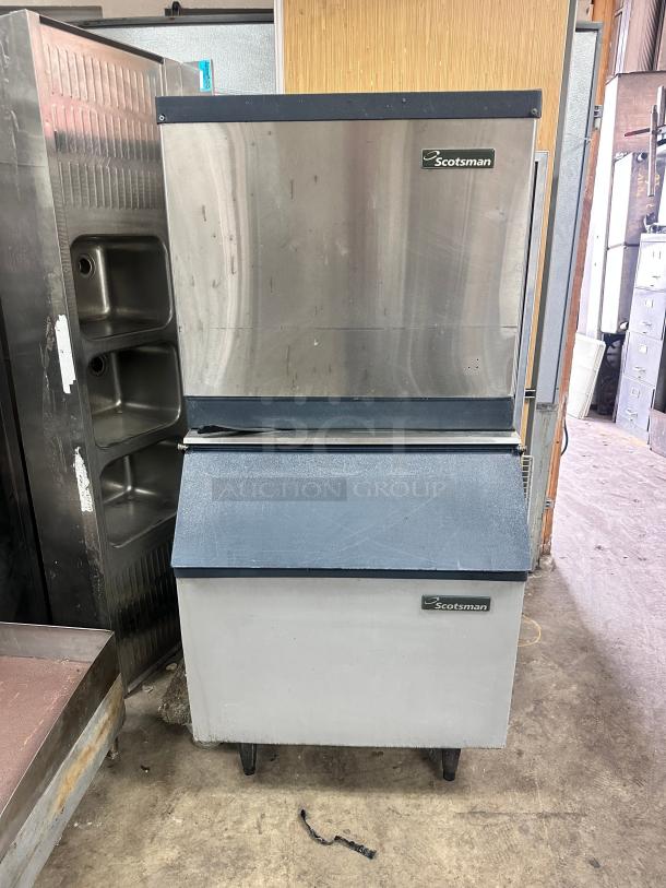 Scotsman 500 lb Commercial Ice Maker 115v Tested and Working! - Image 3 of 9