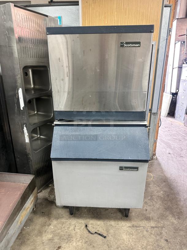 Scotsman 500 lb Commercial Ice Maker 115v Tested and Working! - Image 4 of 9
