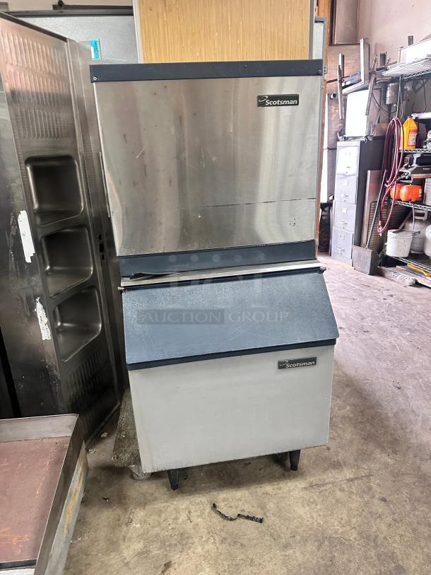 Scotsman 500 lb Commercial Ice Maker 115v Tested and Working! - Image 5 of 9