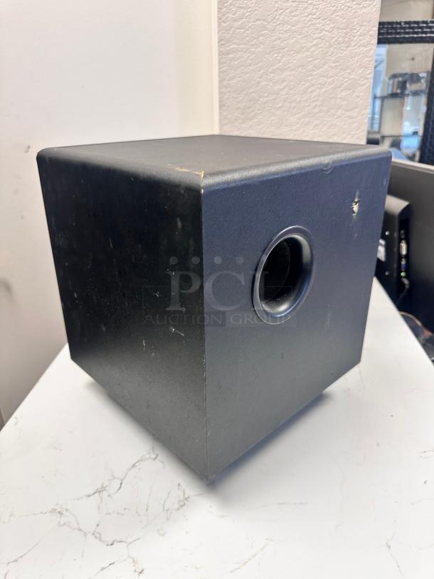 Infinity HTS-10SUB 10 Inch Powered Subwoofer 100 Watts 120v Tested and Working! - Image 1 of 7