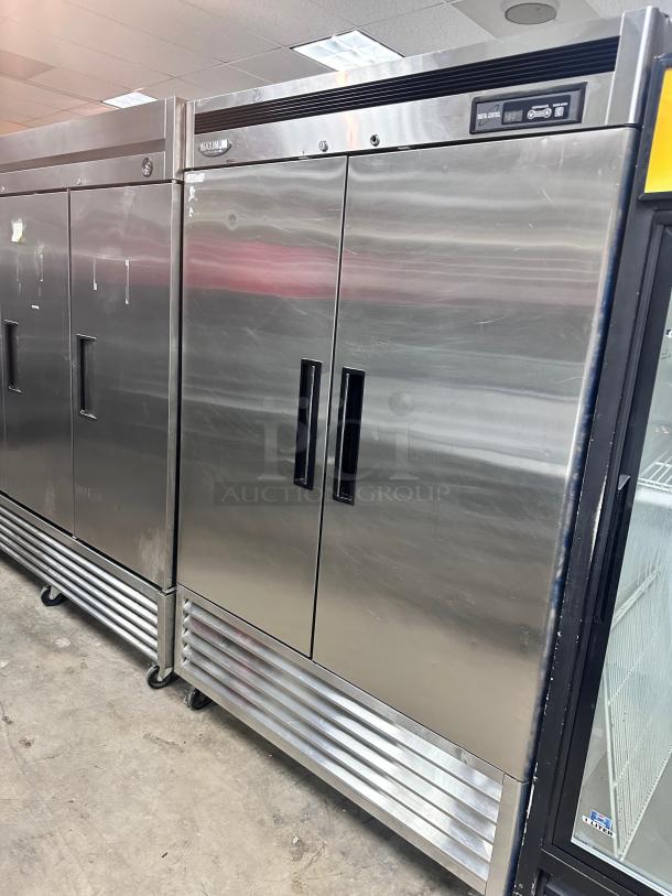 Excellent Condition Turbo Air  54" Two Section Reach In Refrigerator,115v Tested and Working! - Image 4 of 8