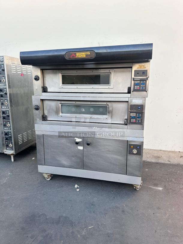 Moretti Forni Commercial Double Deck Electric Pizza Oven Tested and Working - Image 4 of 20