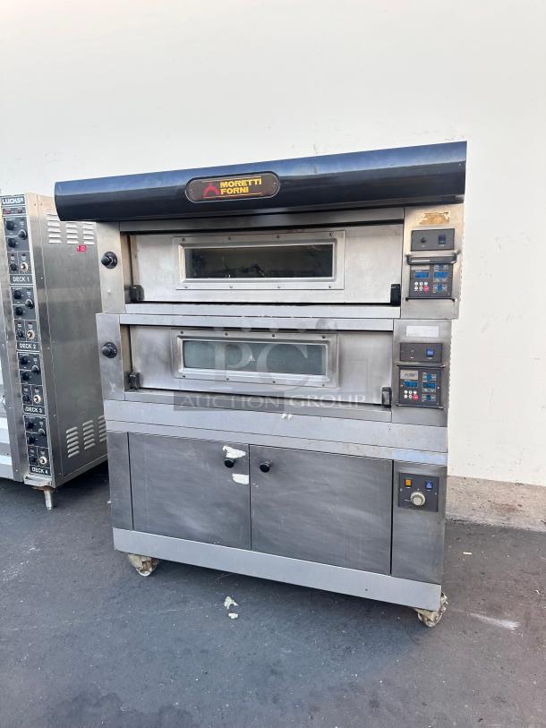 Moretti Forni Commercial Double Deck Electric Pizza Oven Tested and Working - Image 6 of 20