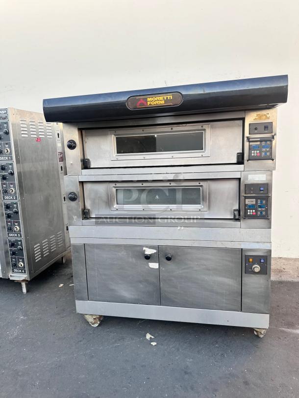 Moretti Forni Commercial Double Deck Electric Pizza Oven Tested and Working - Image 7 of 20