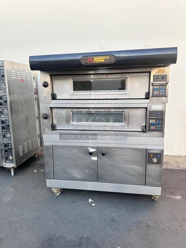 Moretti Forni Commercial Double Deck Electric Pizza Oven Tested and Working - Image 8 of 20
