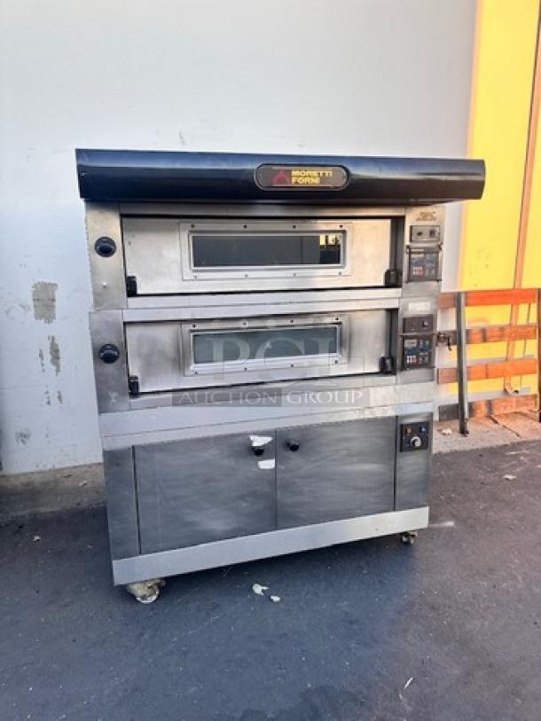 Moretti Forni Commercial Double Deck Electric Pizza Oven Tested and Working - Image 11 of 20