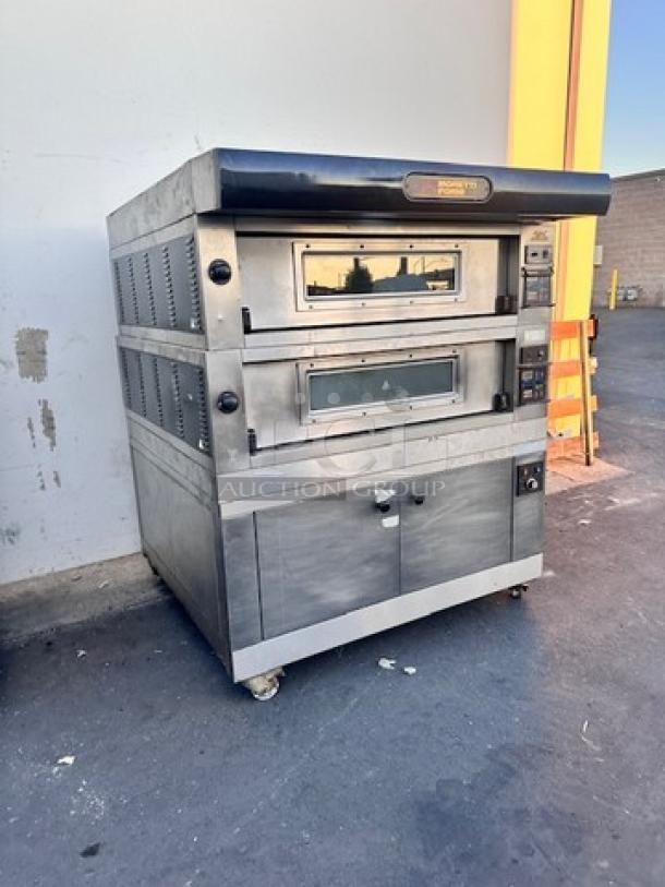 Moretti Forni Commercial Double Deck Electric Pizza Oven Tested and Working - Image 12 of 20