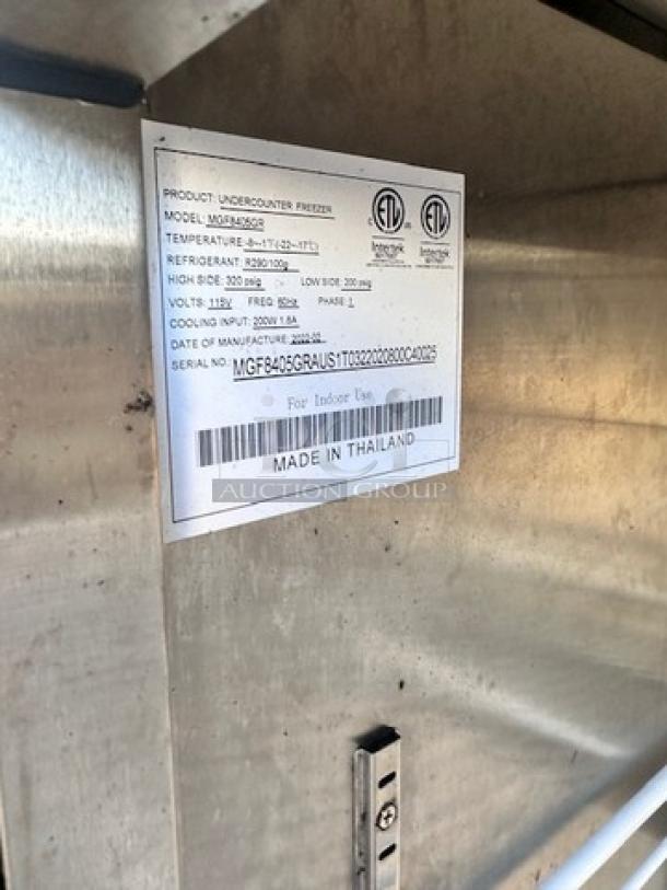Atosa One Door Under Counter Freezer Tested and Working - Image 6 of 6