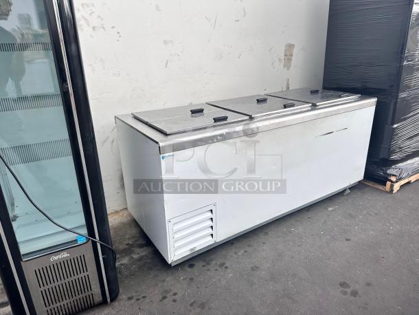 Commercial 80" Ice Cream Freezer 115v Tested and Working! - Image 2 of 10