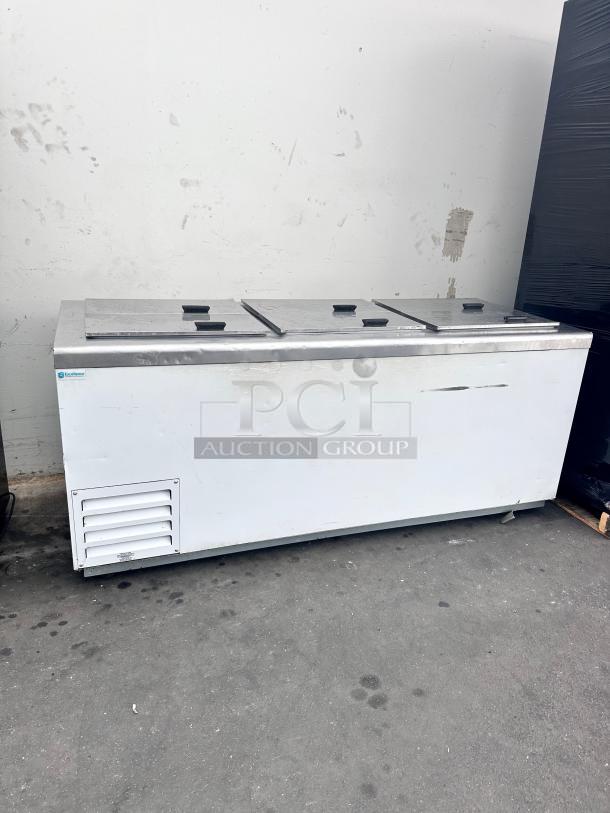 Commercial 80" Ice Cream Freezer 115v Tested and Working! - Image 6 of 10