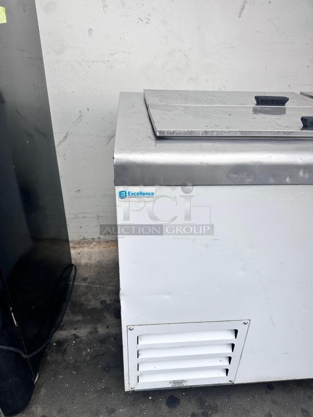 Commercial 80" Ice Cream Freezer 115v Tested and Working! - Image 10 of 10