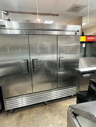 True T-72F Commercial Three Door Freezer 115v Tested and Working!