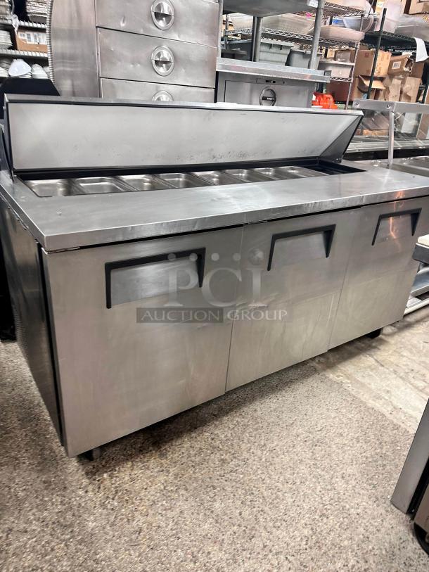 True 72" Commercial Sandwich Table 115v Tested and Working! - Image 2 of 7