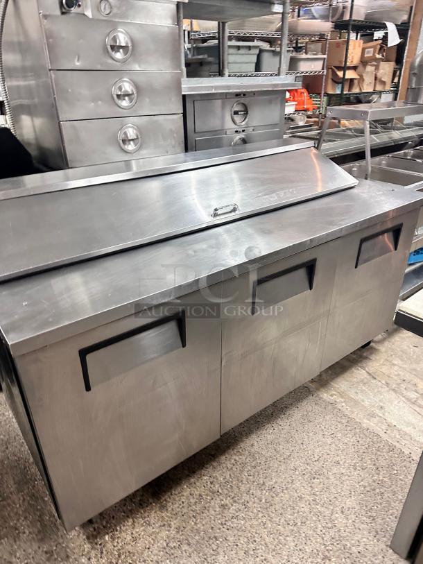 True 72" Commercial Sandwich Table 115v Tested and Working! - Image 4 of 7