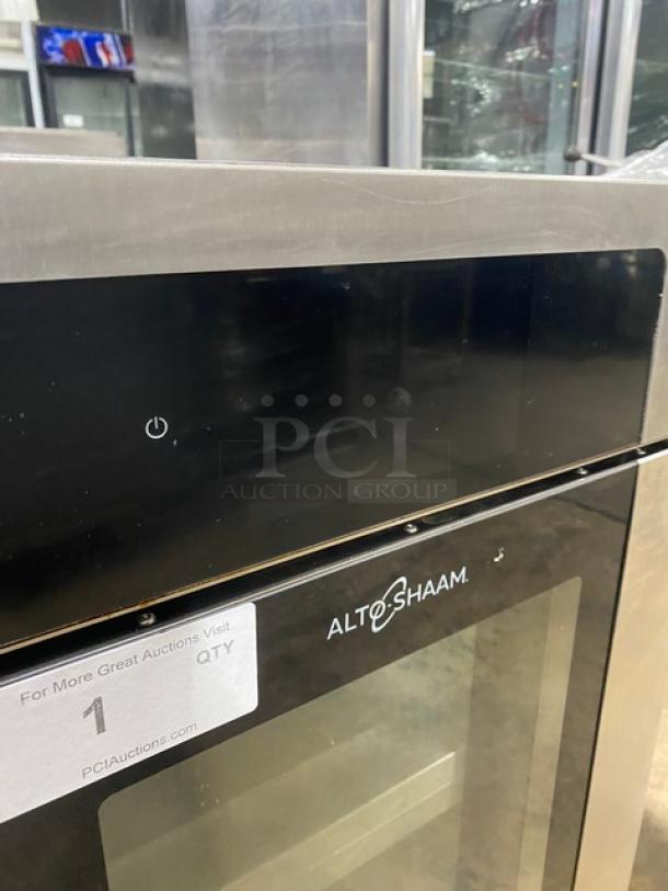 LATE MODEL! 2022! Alto-Shaam Vector H Series Commercial Stainless Steel Electric Powered Countertop Multi-Cook Oven! With 3 Individually Controlled Cooking Chamber Zones! With Ventless Structured Air Technology! On Legs! 208-240V 1 Phase! Model: VMC-H3H SN: 3153985-1! Working When Removed! - Image 7 of 8